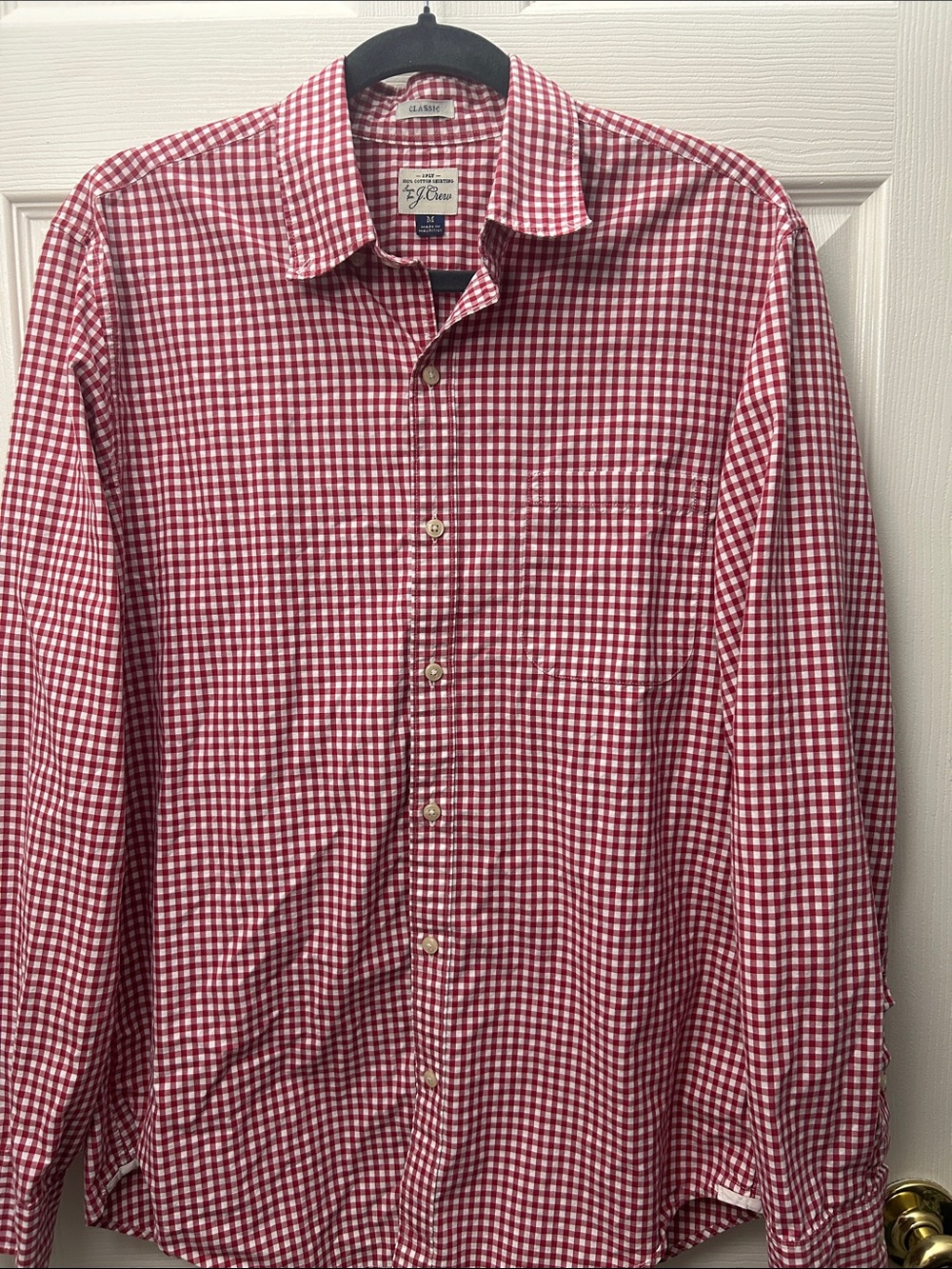 J. Crew Men’s Button-Down Shirt 100% Cotton Shirting